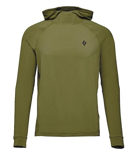 BLACK DIAMOND - T-SHIRT A CAPUCHE ML M ALPENGLOW HOODY