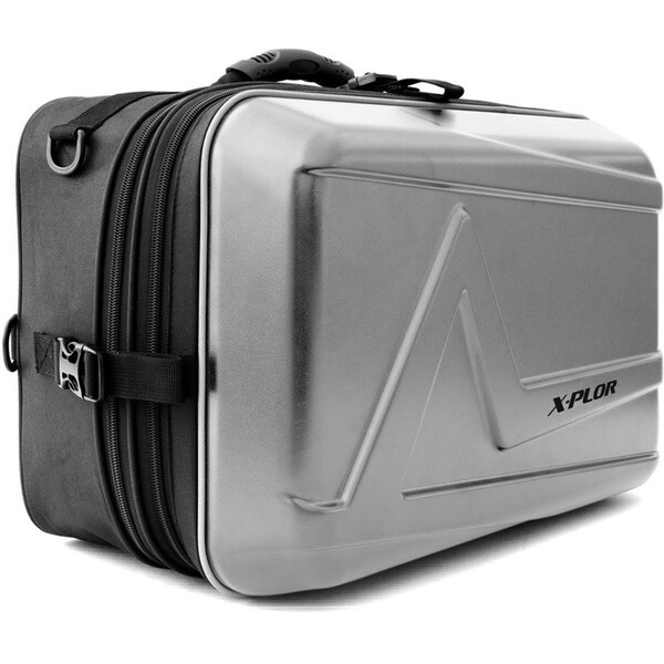 x-plor - Sacoches cavalières semi-rigide 25L Argent / Mat