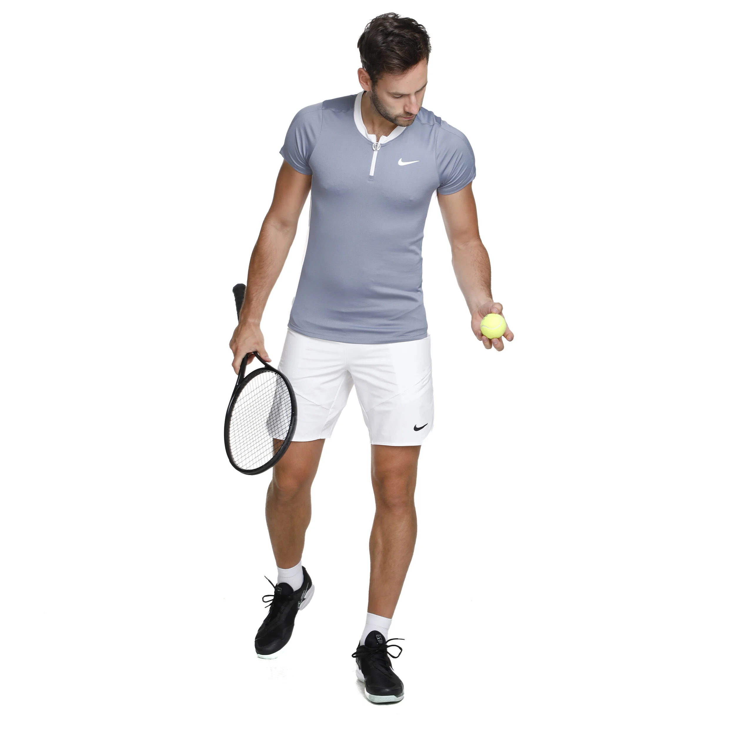 Nike Dri-Fit Advantage 9in Shorts Hommes - Blanc
