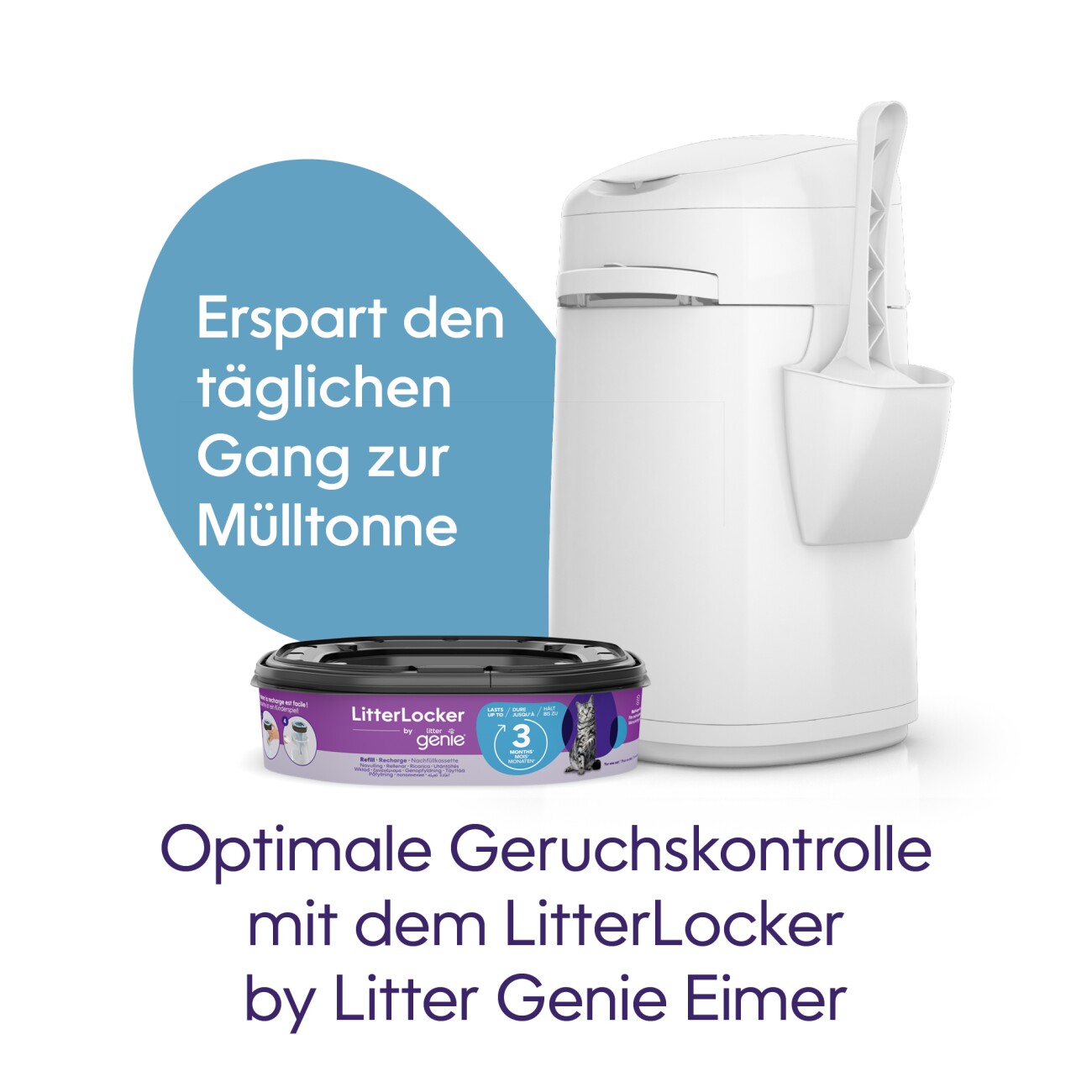 LitterLocker by Litter Genie Katzenstreu Entsorgungseimer