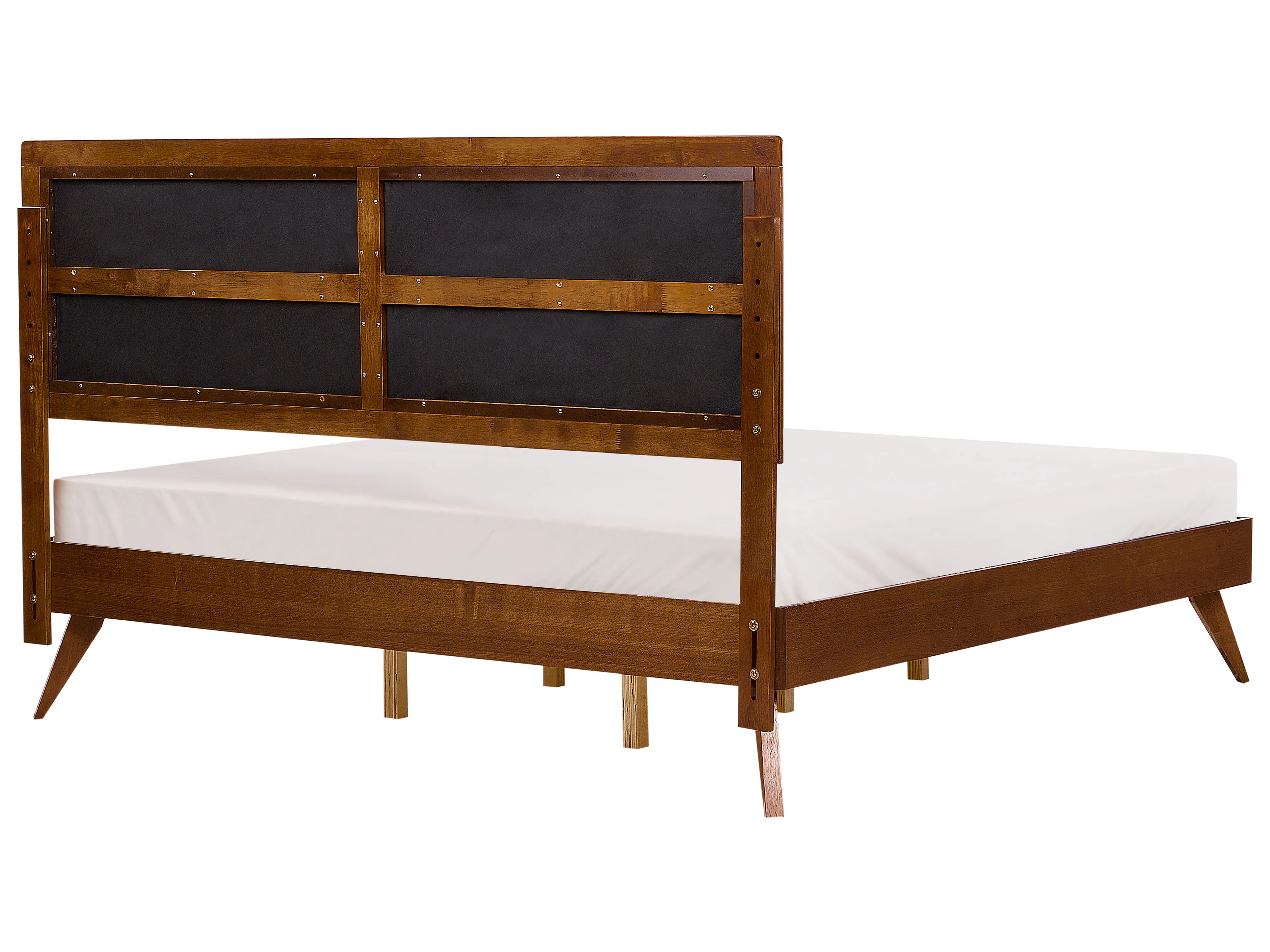 Bed POISSY 180 x 200 cm Donker essenhout