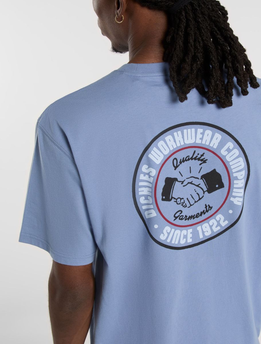 Dickies Circle Logo SS Tee Country Blue