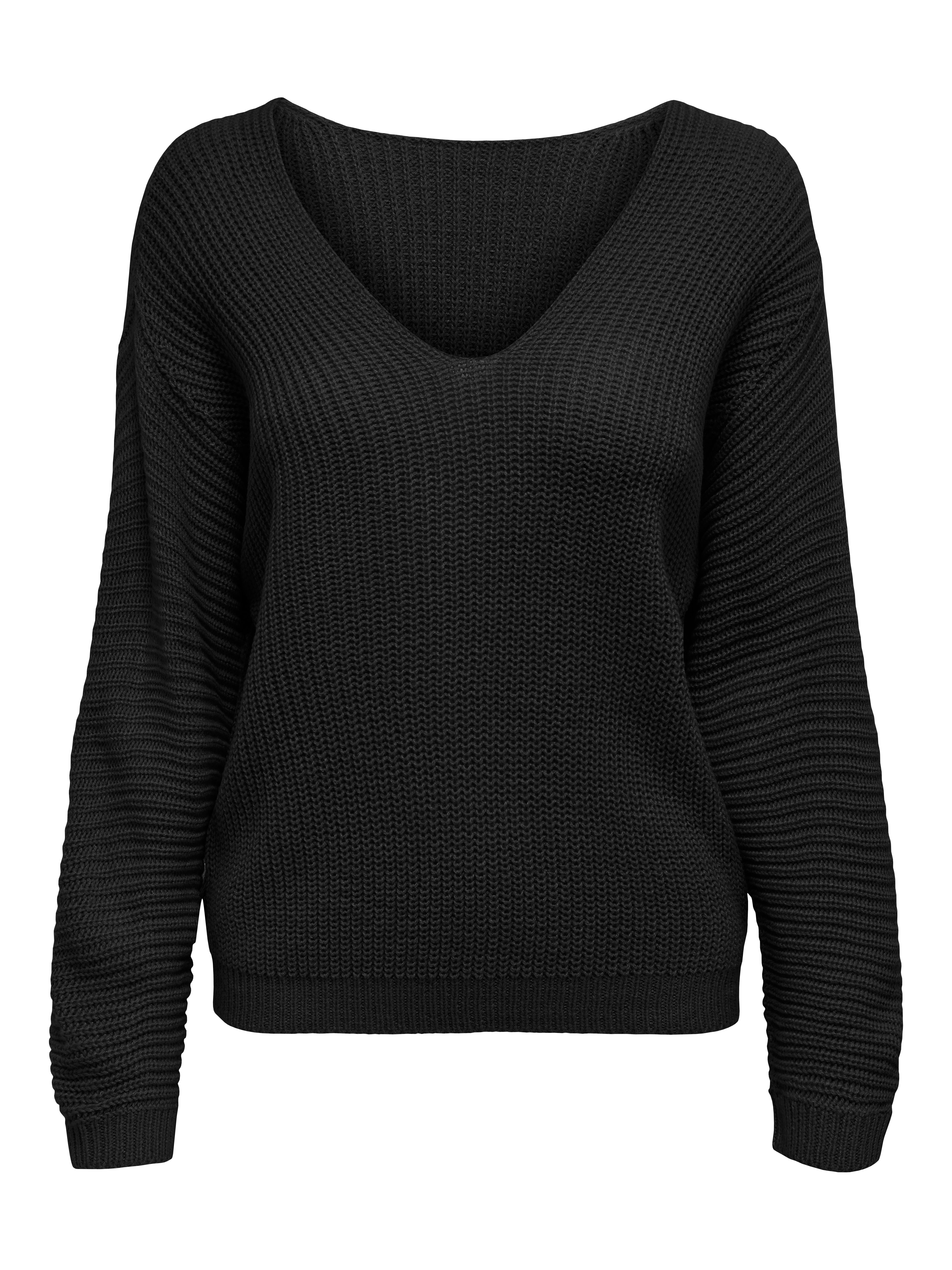 JDYJUSTY Strickpullover Black
