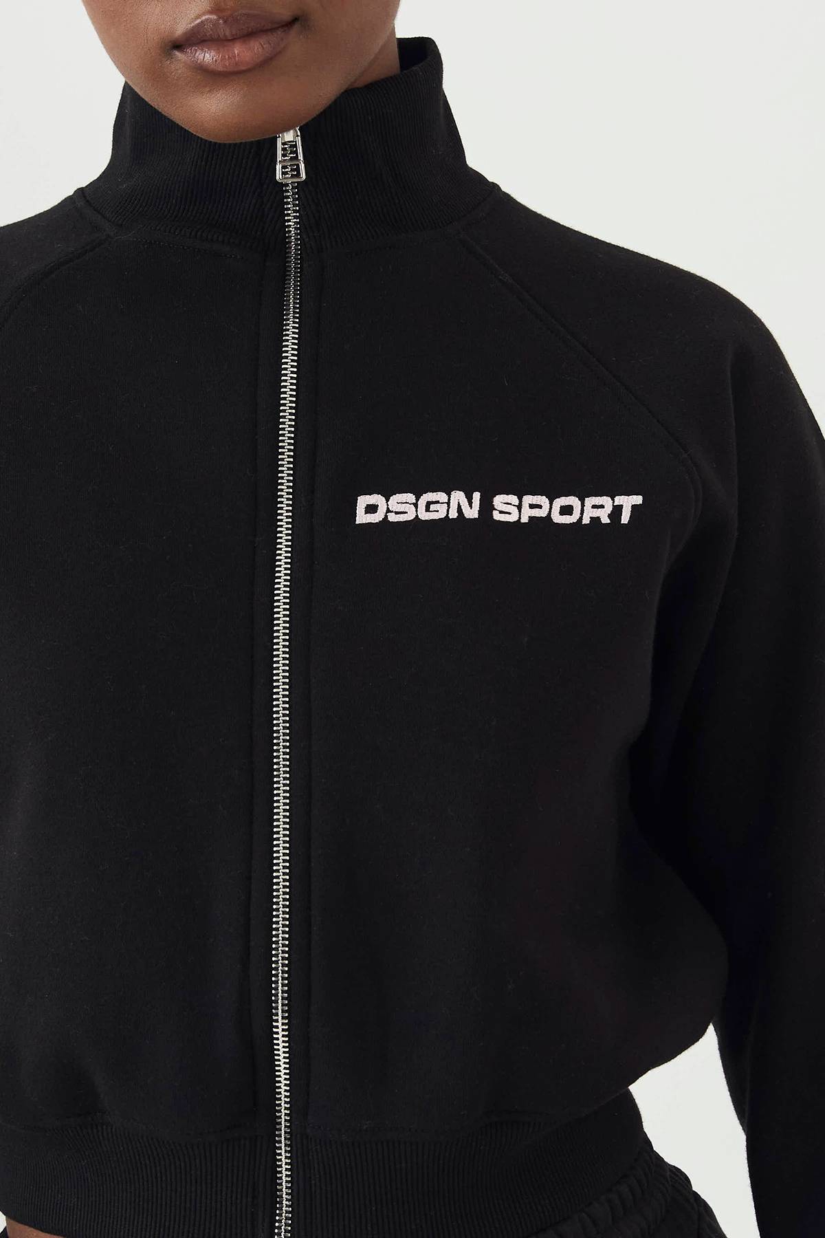 Sweatshirt DSGN Studio Sport Col Cheminée Raglan Bomber