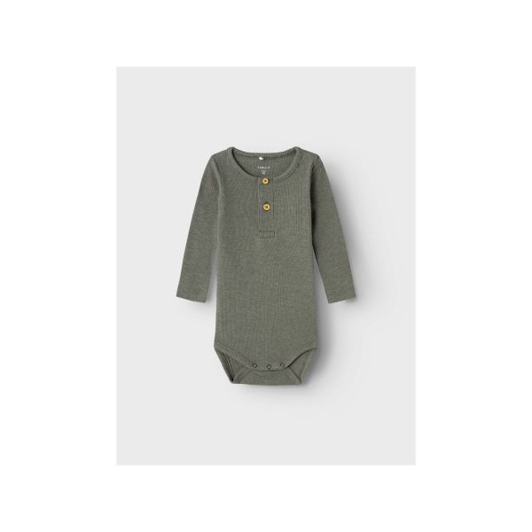 Name It Romper Kab Button Dusty Olive