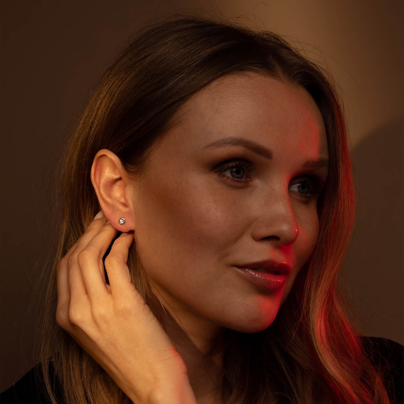 Instant d'Or Boucles d'oreilles Precious or blanc