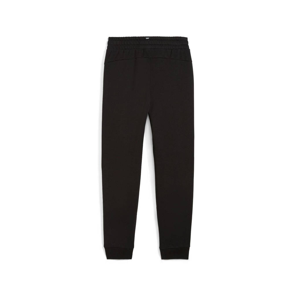 Puma gemêleerde regular fit joggingbroek zwart/wit