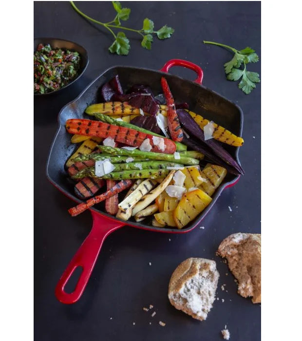 BK Bourgogne Grillpan 26 cm Chili Red