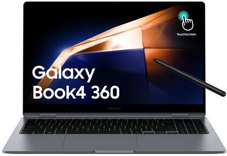 Samsung - Galaxy Book4 360 - Laptop - Grijs - 15.6 inch - Intel Core i7