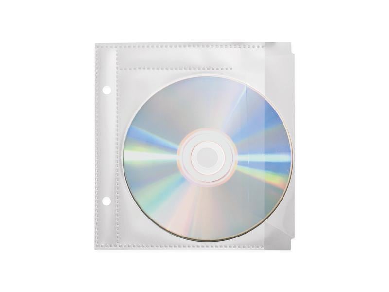 Favorit Hülle CD/DVD Clip-Tray Transparent, 10 Stück Hülle für CD/DVD