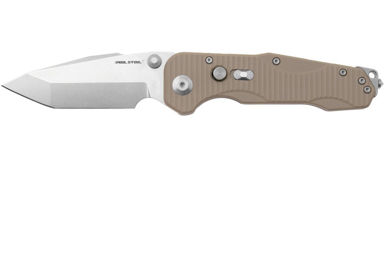 Real Steel Evolution Ironclad 7912SC, Stonewashed D2 Tanto, Coyote G10, zakmes, Carson Huang design