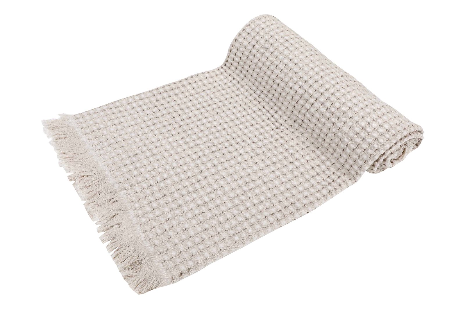 Waffle pledd Beige 130x170 cm