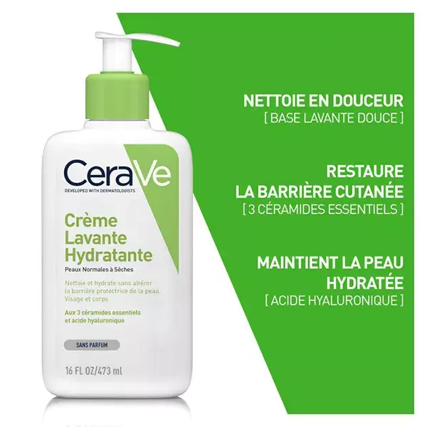 Creme de Limpeza e Hidratação CeraVe para Rosto e Corpo 2x473ml