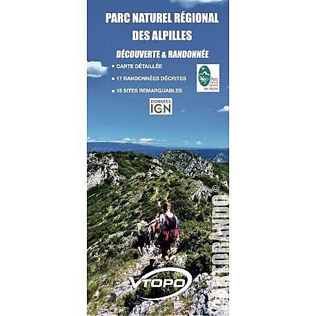 CARTE PARC NATUREL REGIONAL LES ALPILLES