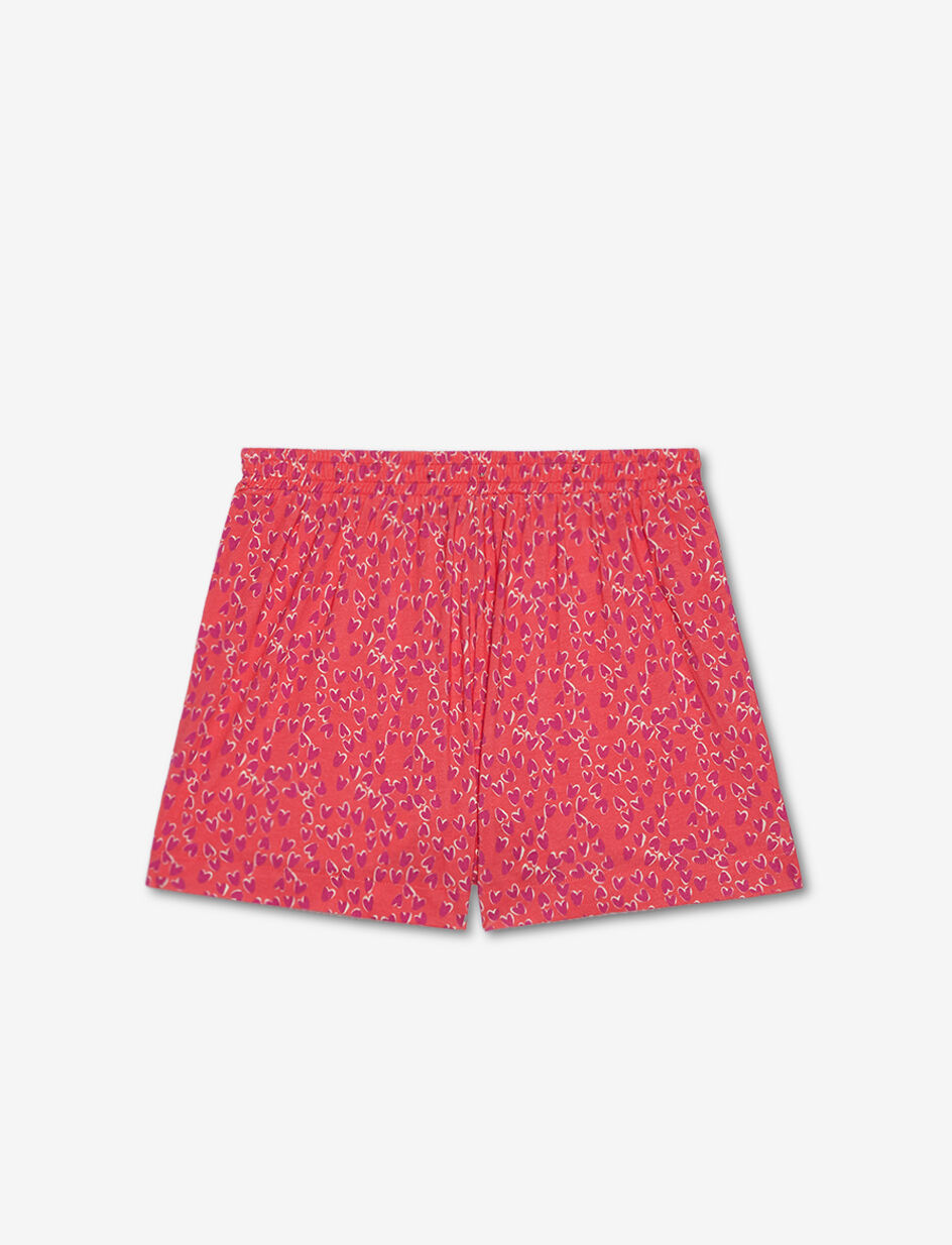 Short de pyjama - caresse rose vitaminé
