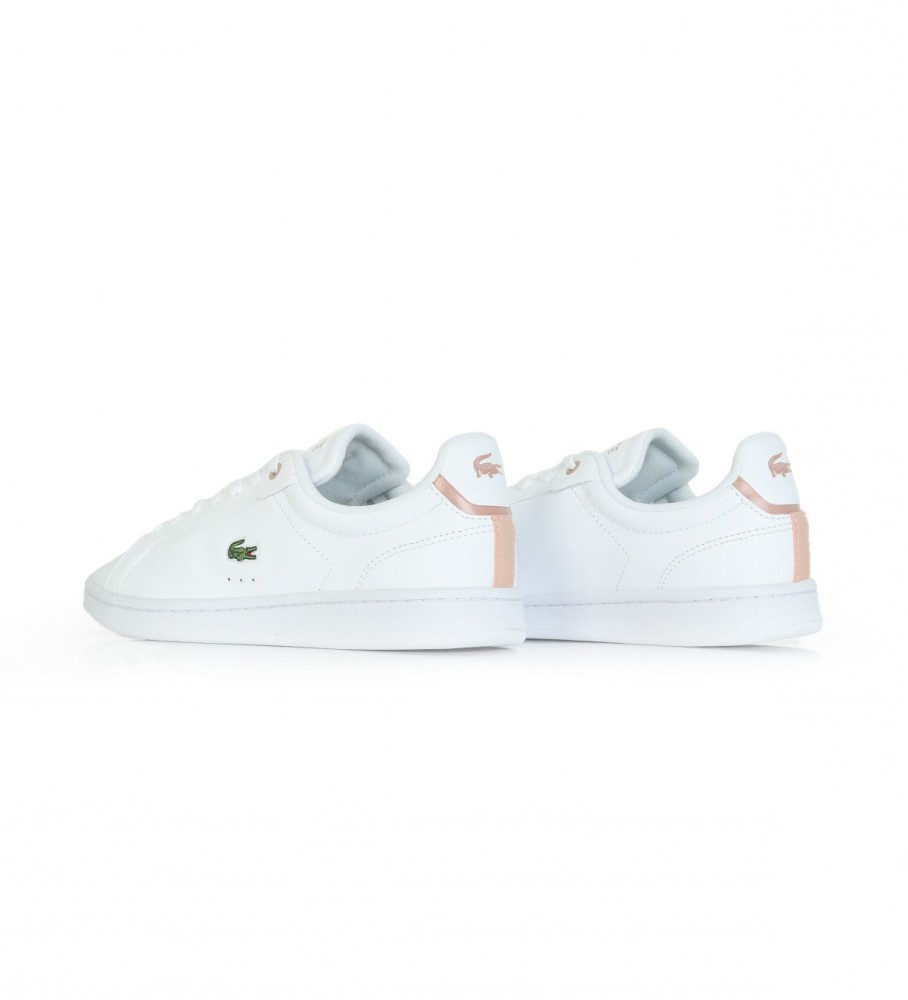 Tênis Lacoste Carnaby de couro, branco