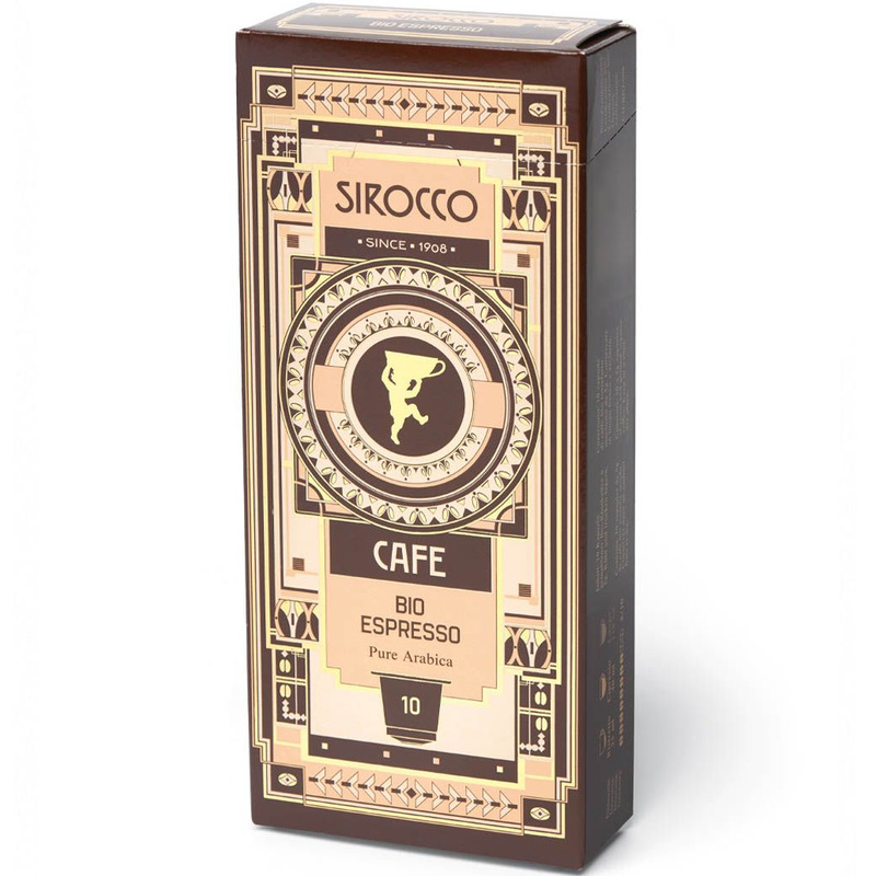 Sirocco Kaffeekapseln Bio Espresso, 10 Stück