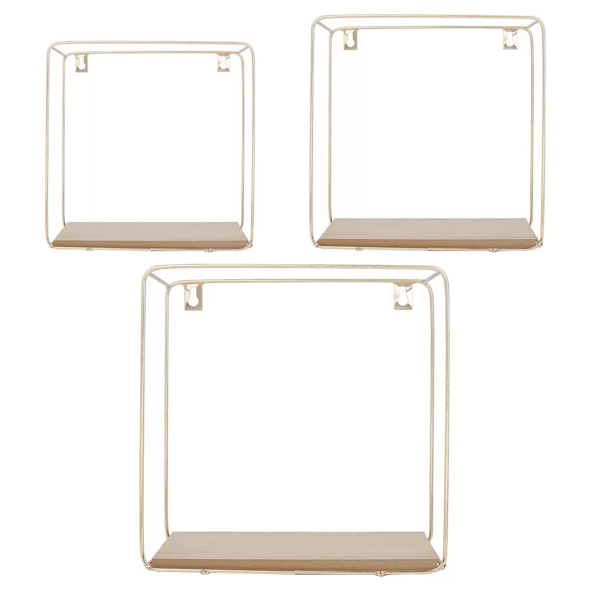 Wanregal 3er Set Ancona Gold