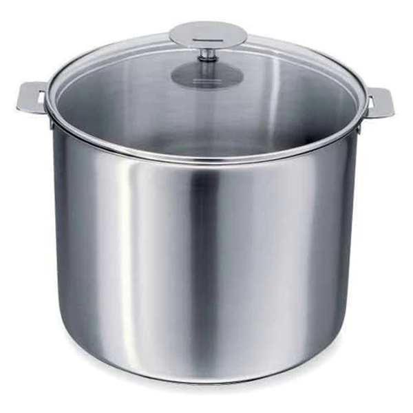 Marmite Mutine inox sans couvercle 24 cm 9,54 L Cristel
