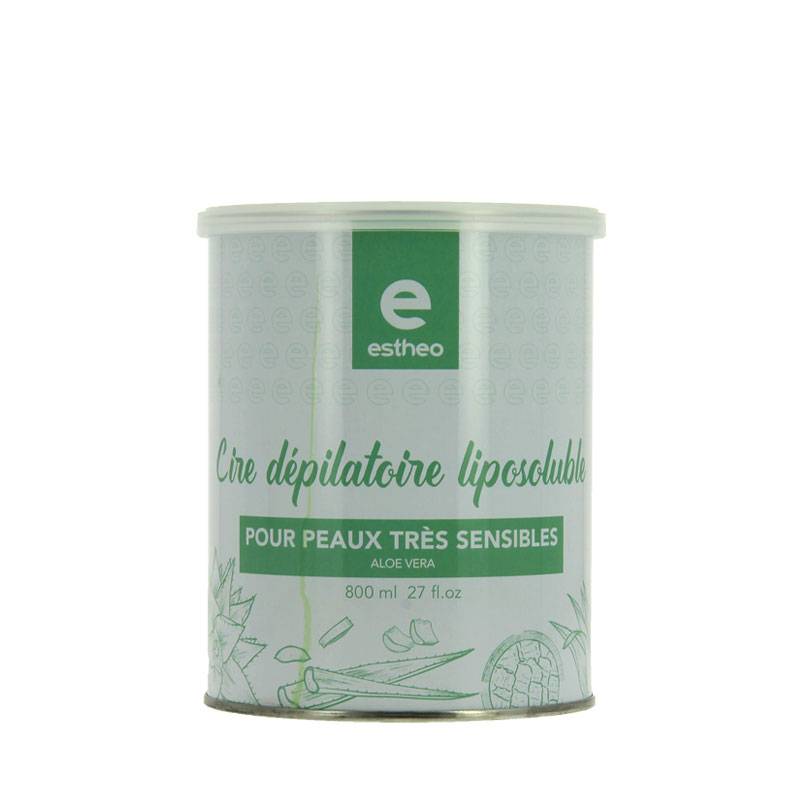 Pot de cire dépilatoire liposoluble Aloe Vera / 800ml