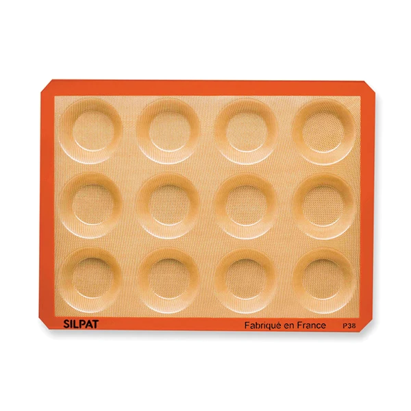 Plaque de 12 empreintes tartelettes Silpat