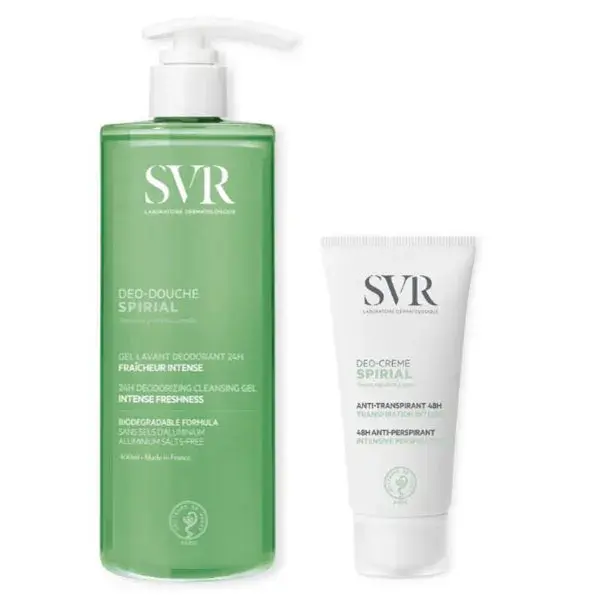 SVR Routine Spirial Anti-Perspirant Deo-Shower 400ml e Deo-Creme