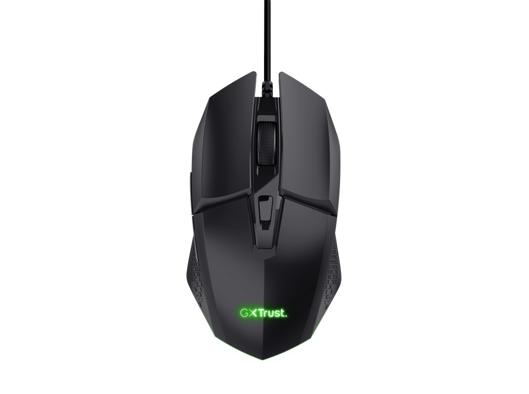 RATO GAMING C/ FIOS TRUST GXT109 PRETO 6400 DPI