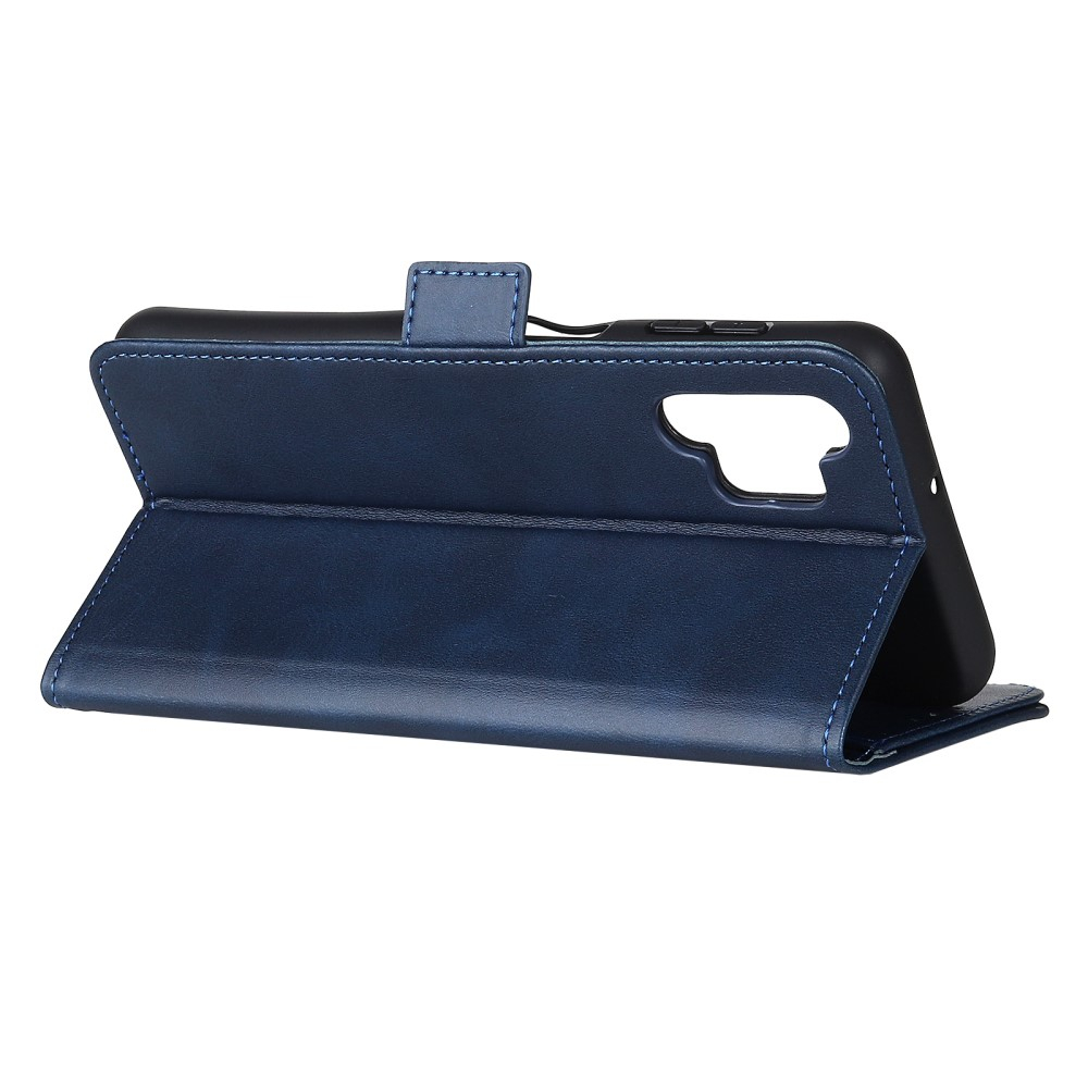 Samsung Galaxy A32 (4G) Vintage Leder Tasche Flip Cover Fashion Design - Blau