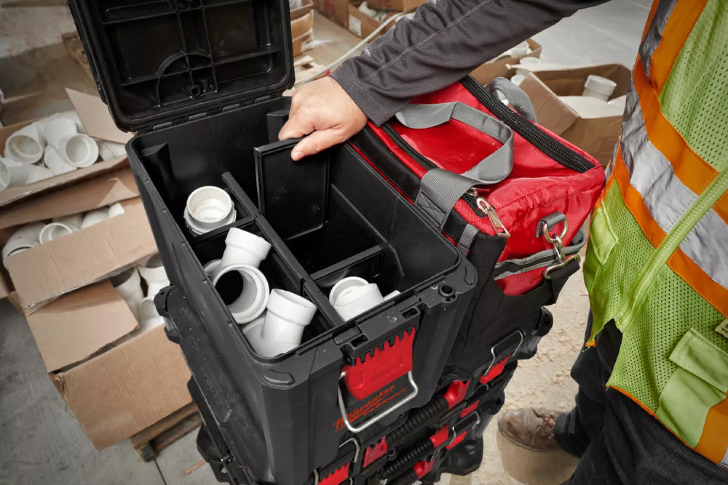 Milwaukee 4932471723 Packout Compact Box Gereedschapskist - 411 x 254 x 330mm