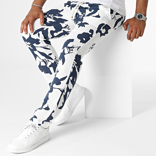 Pantalon Blanc Bleu Marine