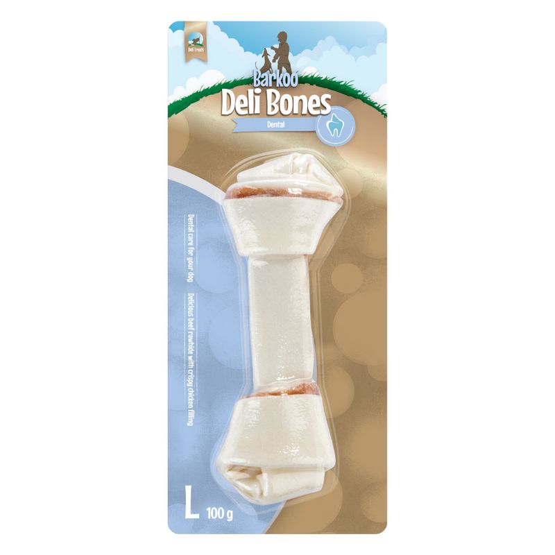 Barkoo Deli Bones Dental Os à mâcher pour chien