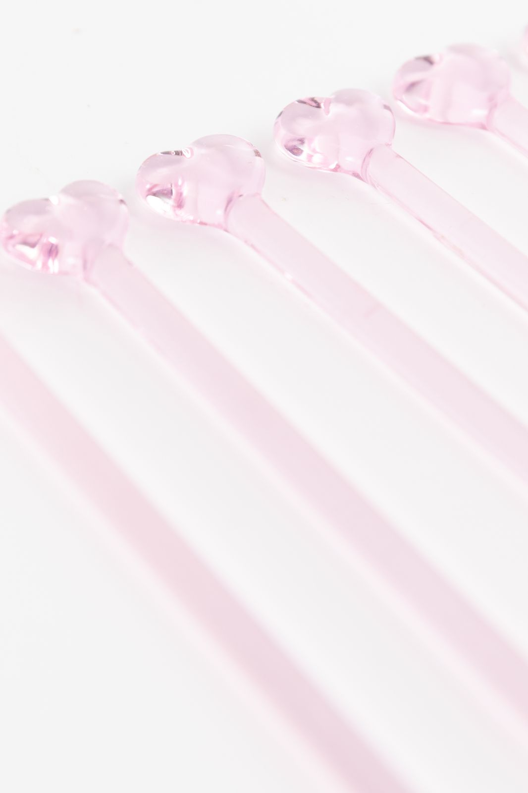 Roze roerstaafje met hartje