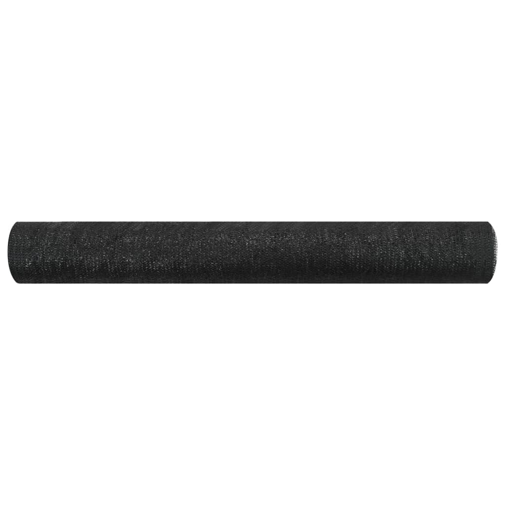 Filet brise-vue noir 2x50 m pehd 75 g/m²