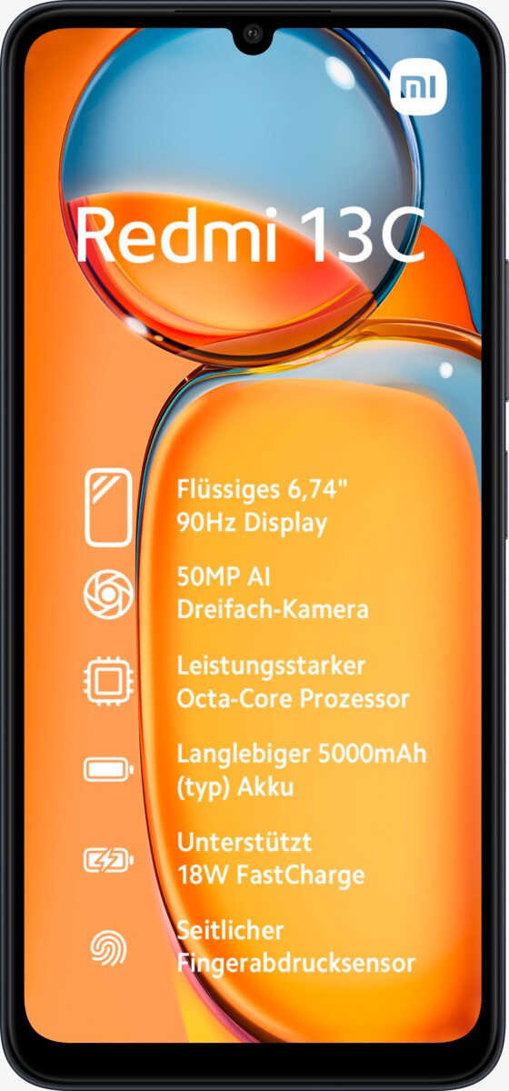 Xiaomi Redmi 13C 4GB+128GB midnight black