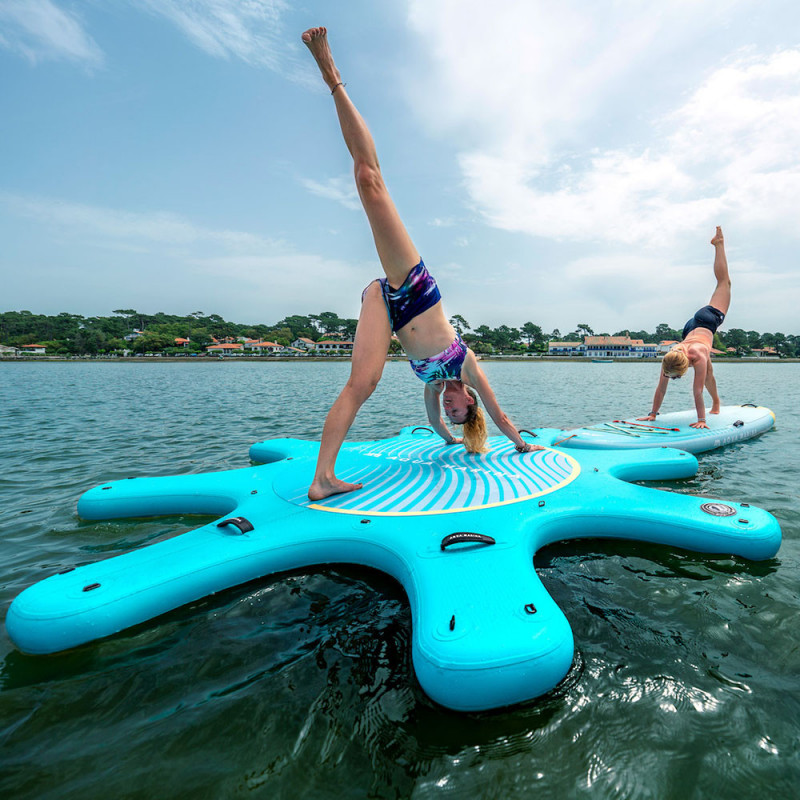 PLATEFORME YOGA GONFLABLE AQUA MARINA YOGA DOCK
