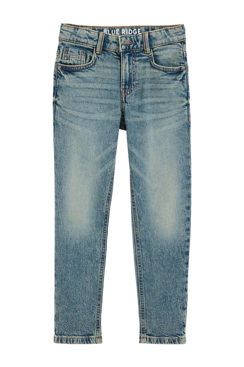 WE Fashion Blue Ridge waist regular fit jeans medium blue denim