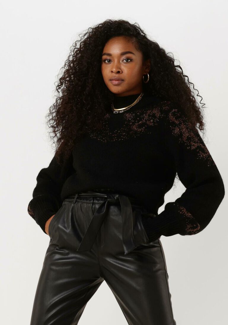 MINUS zwarte minus trui leika knit pullover