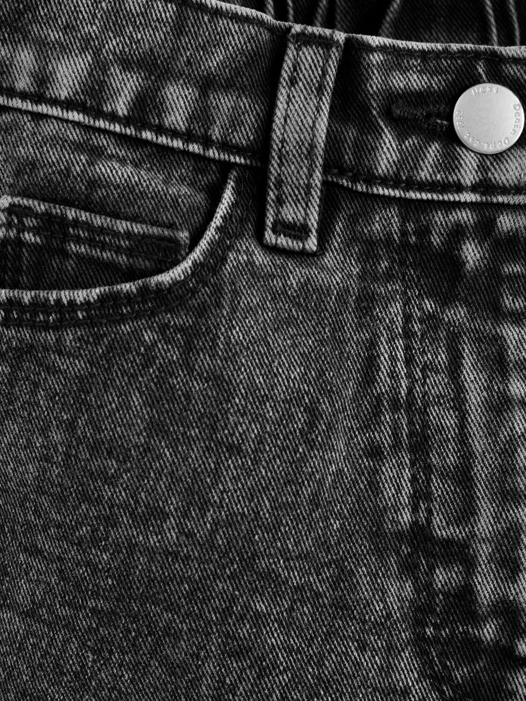 Grijs denim - Mom 100% katoenen jeans (3-16jaar)