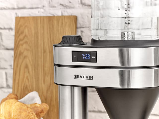 Severin Caprice Kaffemaskine 1450 watt Stål