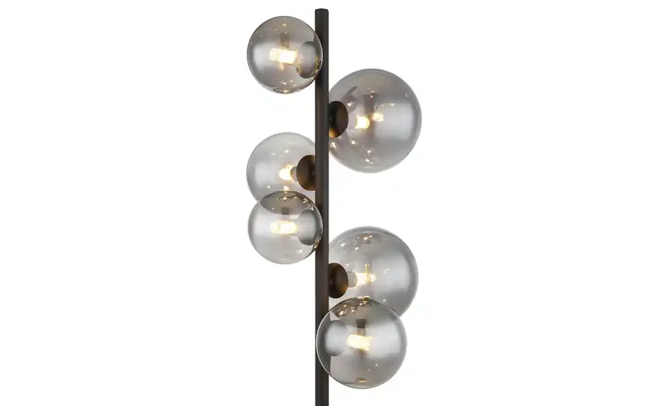 Stehleuchte 28,5 cm 28,5 cm Schwarz, transparent