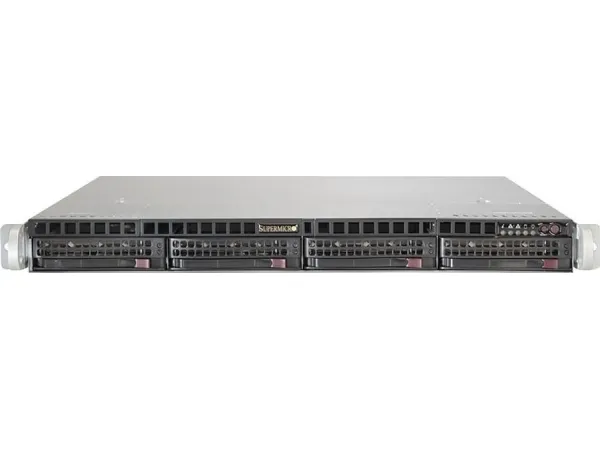 Supermicro SC813M FTQC-505CB - Rack-monterbar 1U - ATX - SATA/SAS - hot-swap 500 Watt - sort