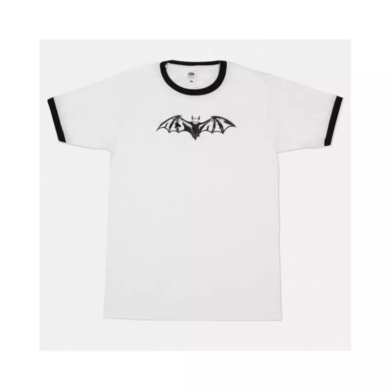 T Shirt MESMER BAT Ringer white