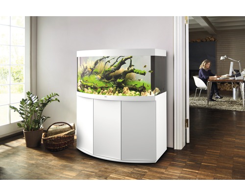 JUWEL Vision 260 SBX aquariumcombinatie met ledverlichting, filter, verwarming en witte kast
