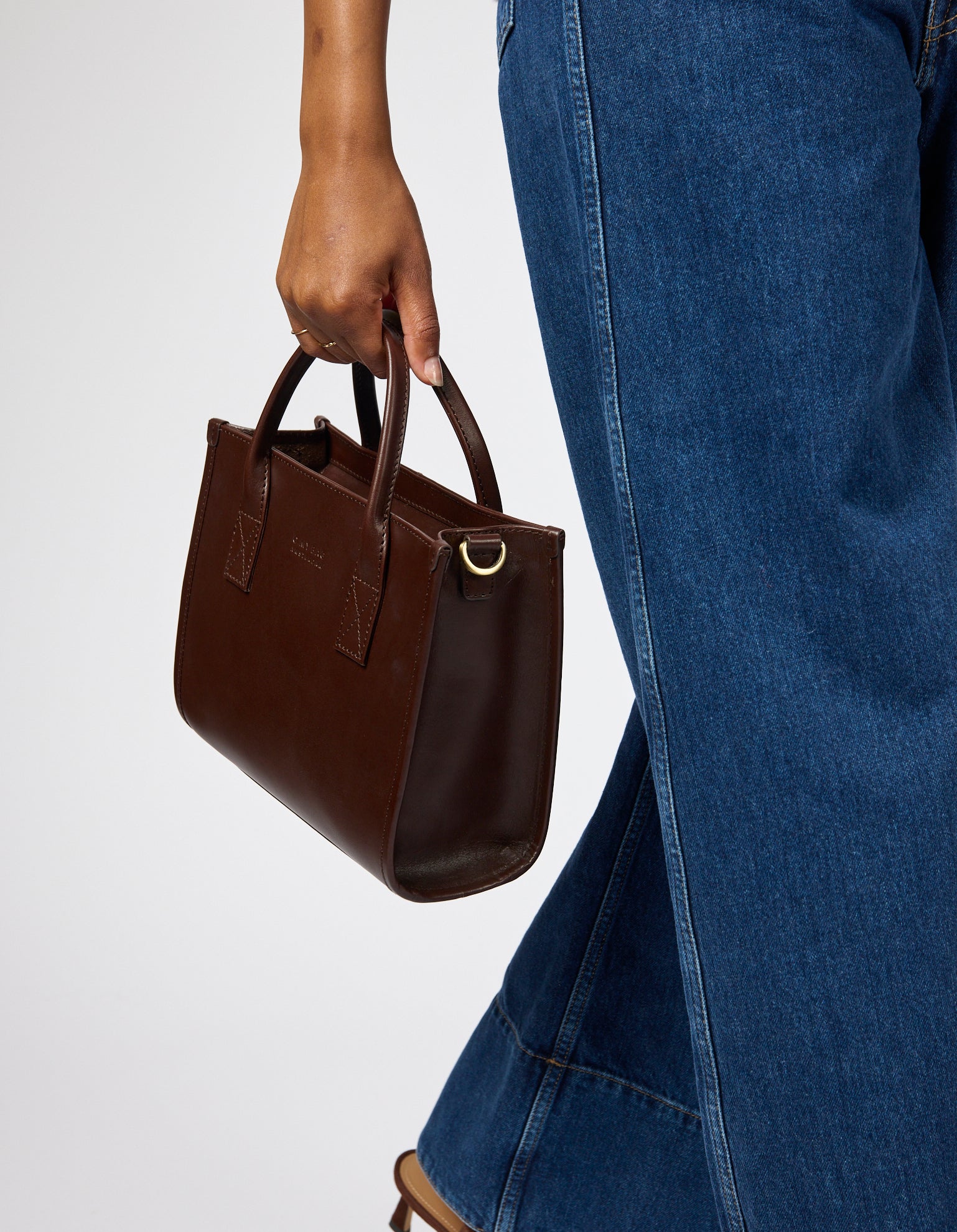 Jackie Midi   Leather Strap - Chocolate Classic Leather