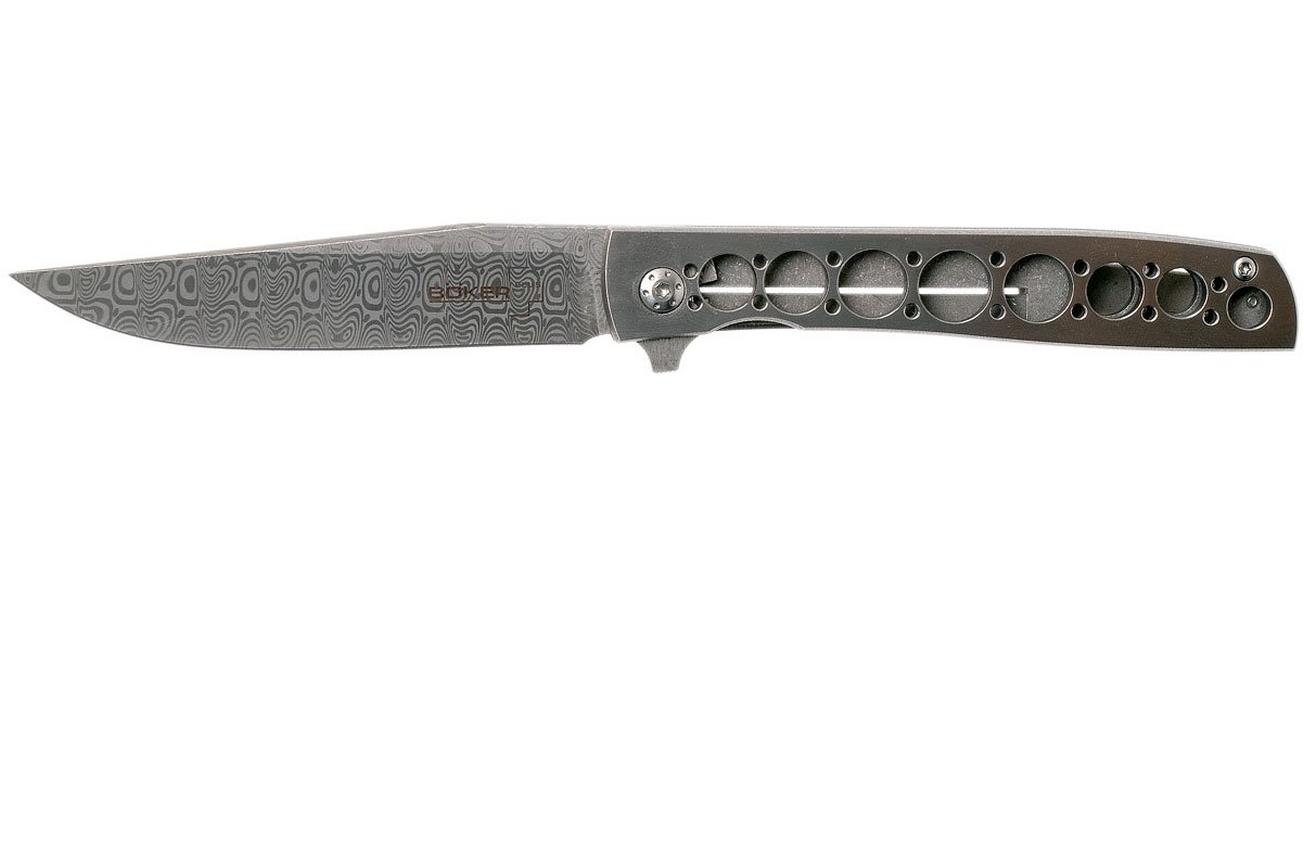 Böker Plus Urban Trapper Damasteel 01BO739DAM zakmes, Brad Zinker design