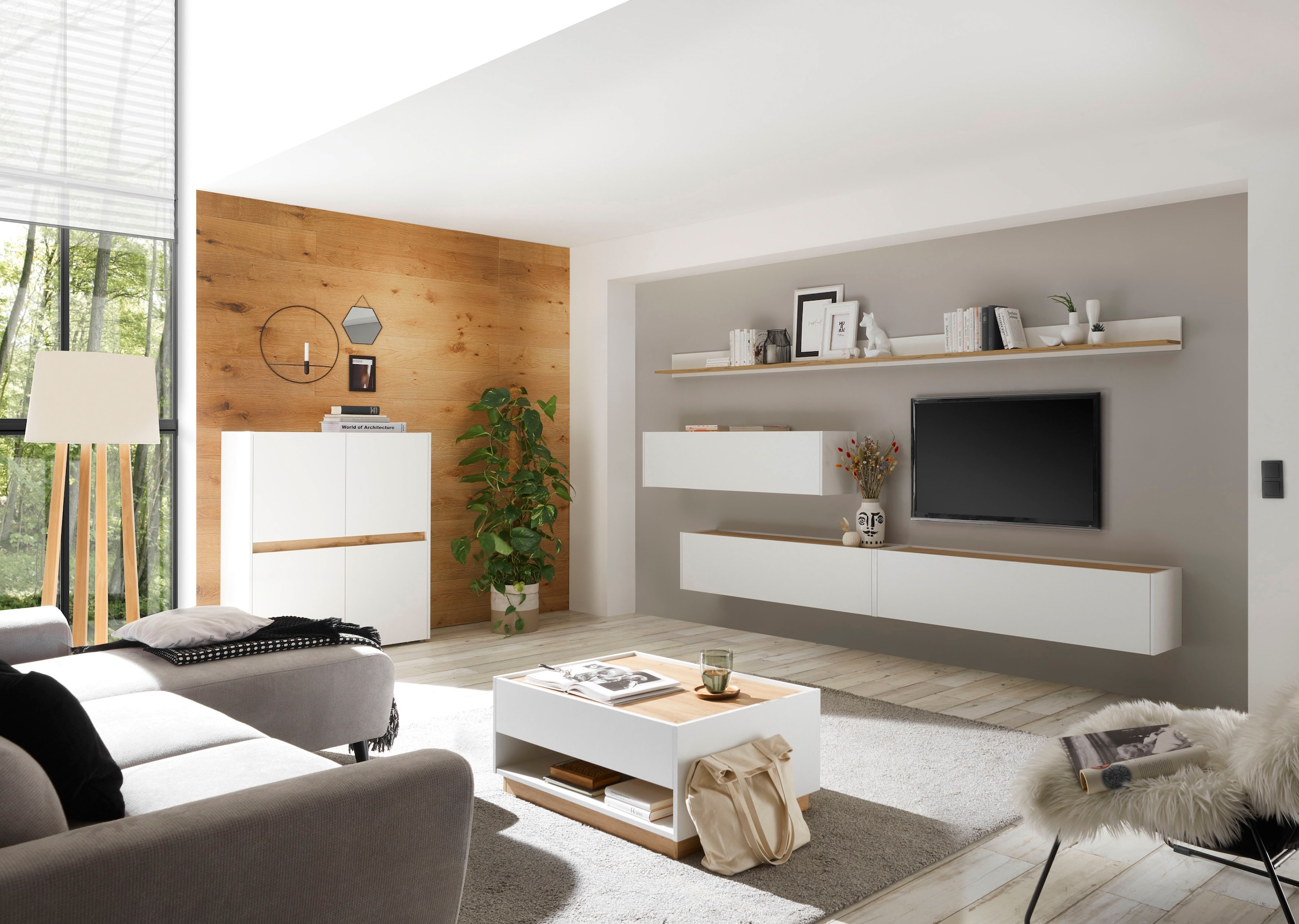 INOSIGN Wohnwand »City/Giron, moderne Anbauwand, Komplettset in vielen Farben verfügbar« Set, 5 Stk. tlg.