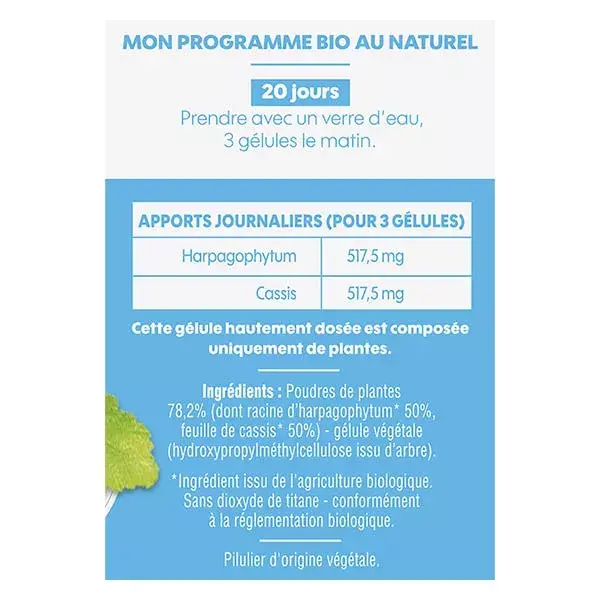 Biosens Organic Joint Comfort 60 Cápsulas Vegetais