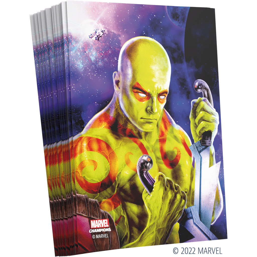Gamegenic - Marvel Champions Art Sleeves - Drax
