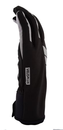 BEAM LIGHT reflektierende Unisex-Softshell-Handschuhe  silber  S=7