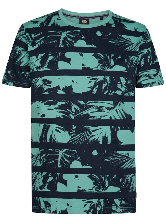 Petrol T-shirt M-1050-TSR113